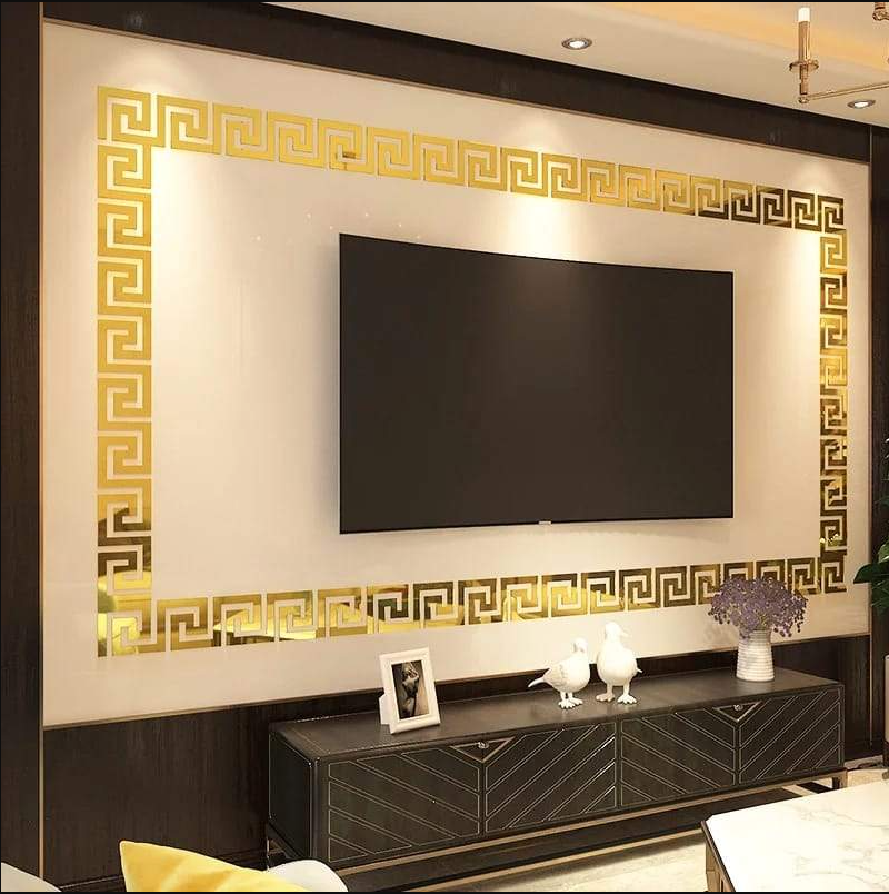 Versace Style Acrylic Borders For Wall Decor